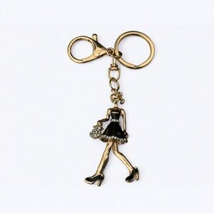 Bag charm/keychain-NWOT-Shopping lady-Retail $35